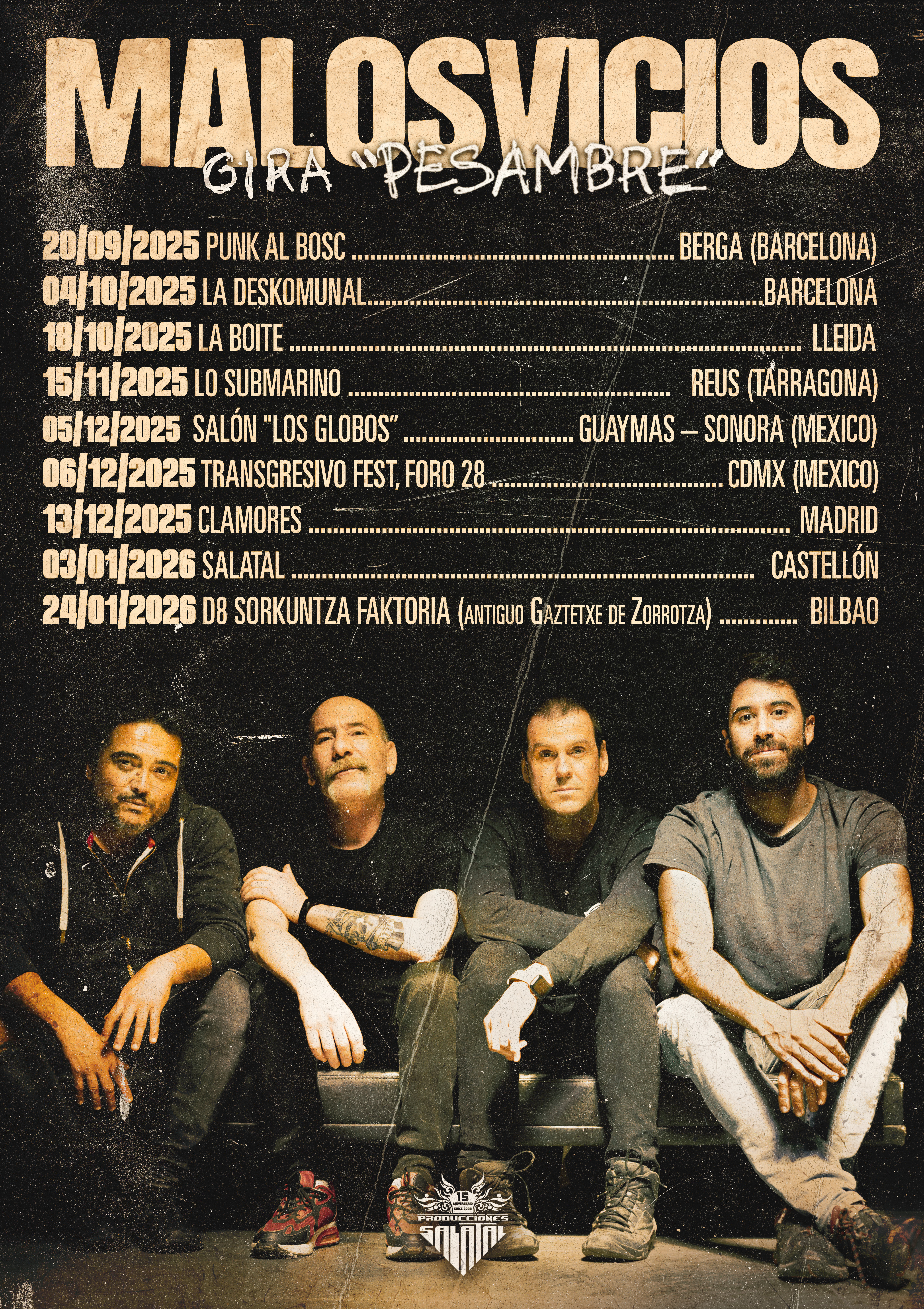 Poster Gira Pesambre